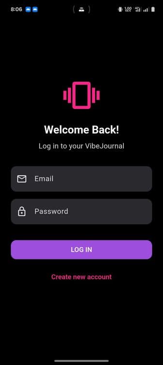 Vibe Journal screenshot 1