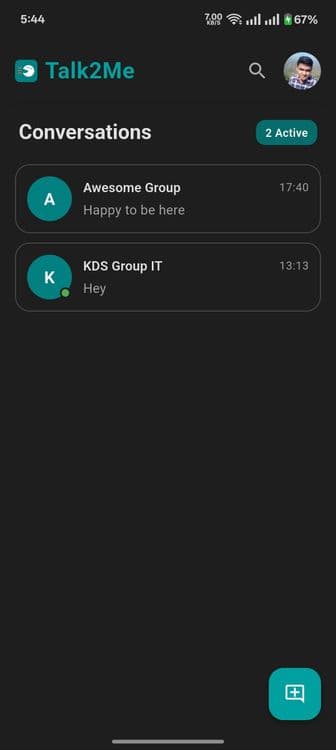 Talk2Me project preview