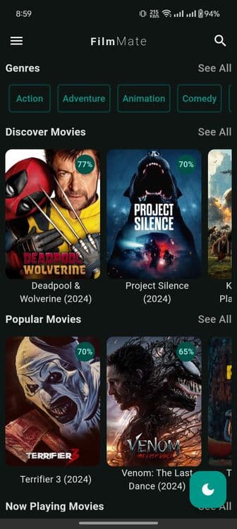 FilmMate project preview