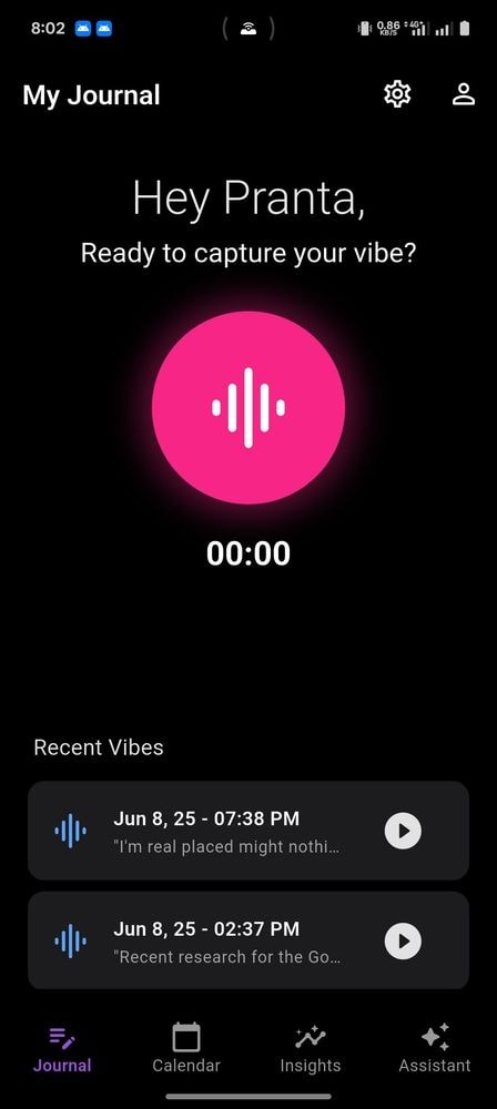 Vibe Journal screenshot 6